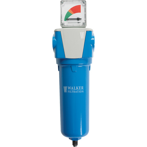 Coalescing Pre-Filter with Differential Gauge, Standard, 1" NPT, Automatic Drain, For Dust/Particles Sidevic Inc.