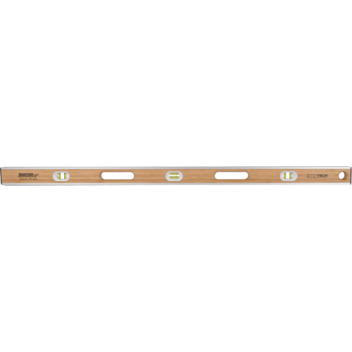 Niveau en bambou Eco-Tech, Poutre en I, 48" lo, Bois, 3, Non magn&eacute;tique Sidevic Inc.