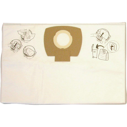 Sacs-filtre en papier pour aspirateur, 8 gal. US Sidevic Inc.