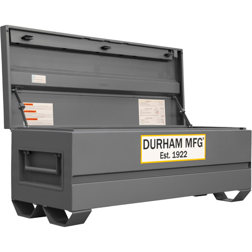 Boîte de rangement pour le chantier, 60" x 24" x 22-3/4", Acier, Gris Sidevic Inc.
