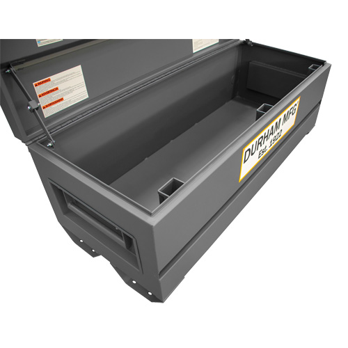 Boîte de rangement pour le chantier, 60" x 24" x 22-3/4", Acier, Gris Sidevic Inc.
