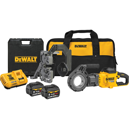 Trousse de fili&egrave;re &agrave; tuyaux sans fil FlexVolt Max*, 30 tr/min, Filetage de la tige 1/2" - 2" Sidevic Inc.