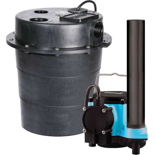 Pompe imerg&eacute;e s&eacute;rie WRS, 45 gal./min, 115 V, 9 A, 1/3 CV Sidevic Inc.