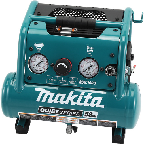 Quiet Series Air Compressor, Electric, 1 Gal. (1.2 US Gal), 135 PSI, 120/1 V Sidevic Inc.