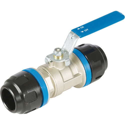 Standard Ball Valve, Aluminum, Manual, 1", Push Sidevic Inc.