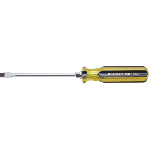 Tournevis pour &eacute;crous &agrave; fente 100 PLUS, Tige de 5/16", Ronde, 11" lo, Prise en Plastique Sidevic Inc.