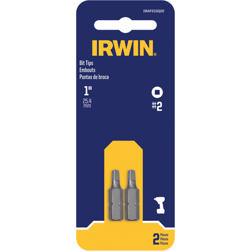 Insert Bits, Square, #2, 1/4" Drive Sidevic Inc.