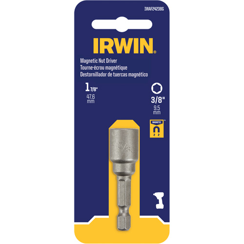 Nutsetter, 3/8" Tip, 1/4" Drive, 1-7/8" L, Magnetic Sidevic Inc.
