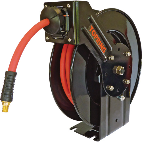 Topreel/Airflex Hose Reel, Air/Water, 3/8" x 65', Single Hose, 250 PSI Sidevic Inc.