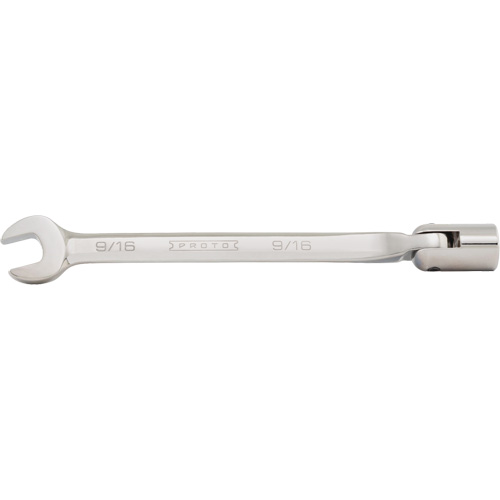 Combination Flex-Head Wrench, 12 Point, 3/8", Satin Finish Sidevic Inc.