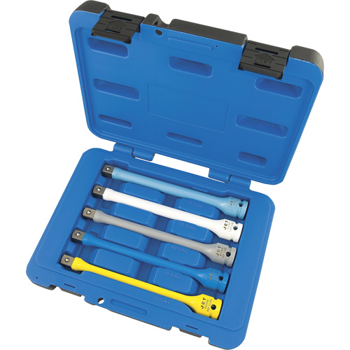 JTLE-5S Jeu de rallonges limiteurs de couple pour cl&eacute; &agrave; chocs, Prise 1/2", Couple de 65 lb-pi/80 lb-pi/100 lb-pi/120 lb-pi/140 lb-pi, Multiple Sidevic Inc.