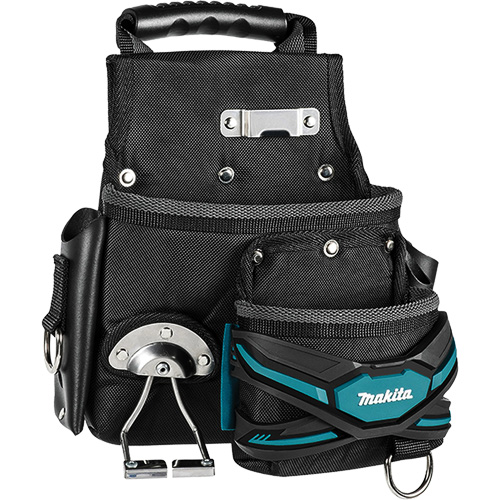 TH3 Roofer & General-Purpose Pouch, Multiple Tool Holder, Leather/Polyester/Polypropylene, 2 Pockets Sidevic Inc.