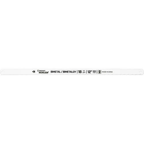Lames pour scie &agrave; m&eacute;taux Bi-Metaloy, Bim&eacute;tal, 12" lo, 18 dents par pouce Sidevic Inc.