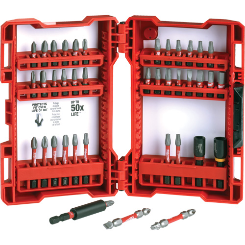 Jeu de 40 embouts de visseuse &agrave; percussion Shockwave Impact-Duty Sidevic Inc.
