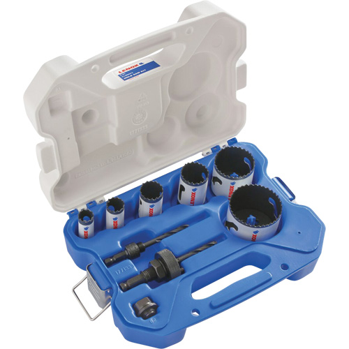 Plumber Bi-Metal Hole Saw Set, 9 Pieces Sidevic Inc.