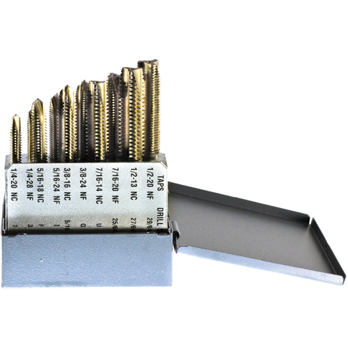 DRILLCO Tap Set, 10 Pieces Sidevic Inc.