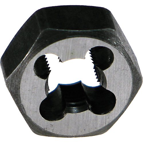 DRILLCO Hexagon Threading Die Nut, 1/4"-28 Thread, High Speed Steel Sidevic Inc.