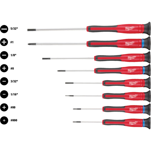 Jeu de tournevis de pr&eacute;cision, 8 mcx Sidevic Inc.