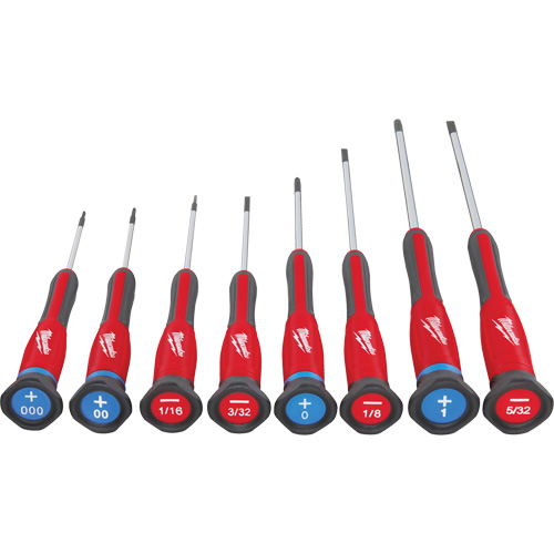 Jeu de tournevis de pr&eacute;cision, 8 mcx Sidevic Inc.