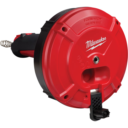 Trapsnake Auger with Cable Drive Automatic Feed & Retract, Powered, 25' Cable Length, 1/4" Cable Diameter Sidevic Inc.
