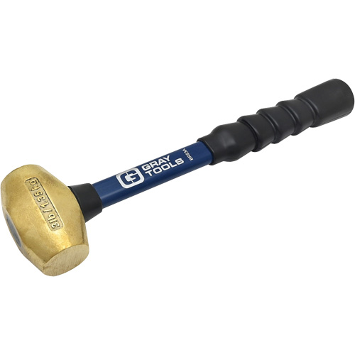 Brass Hammer, 3 lbs. Head Weight, 14" L Sidevic Inc.
