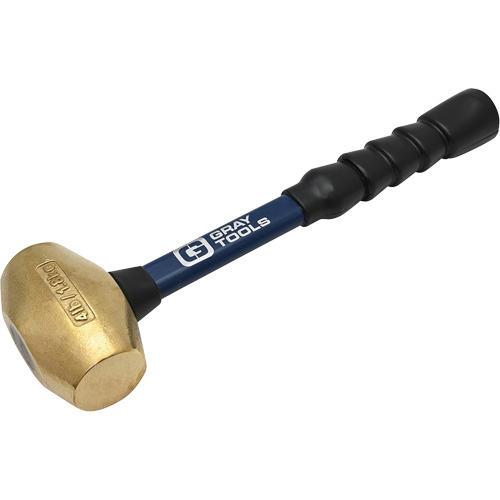 Brass Hammer, 4 lbs. Head Weight, 14" L Sidevic Inc.