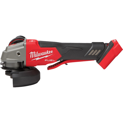 Meuleuse &agrave; frein &agrave; vitesse variable avec interrupteur &agrave; glissi&egrave;re non verrouillable M18 Fuel, 18 V, Mandrin 5"/4-1/2", Lithium-ion Sidevic Inc.