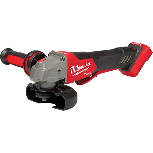 Meuleuse &agrave; frein &agrave; vitesse variable avec interrupteur &agrave; glissi&egrave;re non verrouillable M18 Fuel, 18 V, Mandrin 5"/4-1/2", Lithium-ion Sidevic Inc.