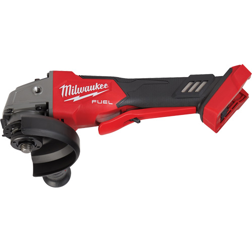 Meuleuse &agrave; frein &agrave; vitesse variable avec interrupteur &agrave; glissi&egrave;re non verrouillable M18 Fuel, 18 V, Mandrin 5"/4-1/2", Lithium-ion Sidevic Inc.