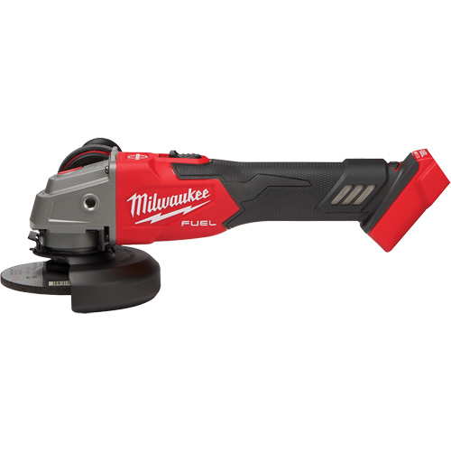 Meuleuse &agrave; frein &agrave; vitesse variable avec interrupteur &agrave; glissi&egrave;re verrouillable M18 Fuel, 18 V, Mandrin 5"/4-1/2", Lithium-ion Sidevic Inc.
