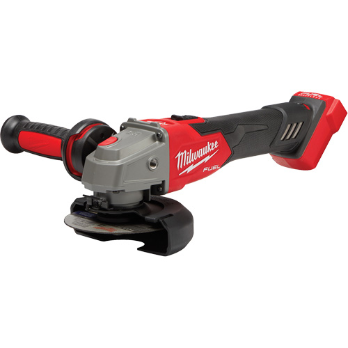 Meuleuse &agrave; frein &agrave; vitesse variable avec interrupteur &agrave; glissi&egrave;re verrouillable M18 Fuel, 18 V, Mandrin 5"/4-1/2", Lithium-ion Sidevic Inc.
