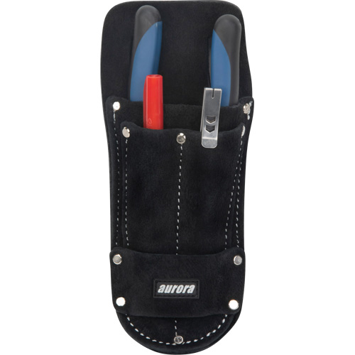 Tool Pouch, Plier Holder, Leather, 3 Pockets Sidevic Inc.