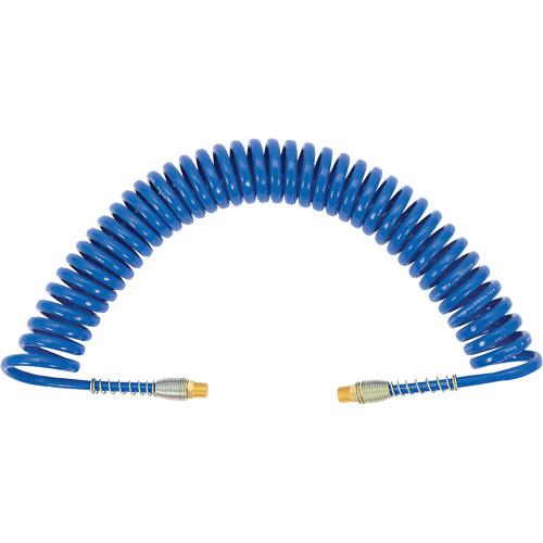 APUB-3825 Recoil Air Hose with Swivel Fittings & Protective Spring, Air, 3/8" ID x 25' L, Polyurethane Sidevic Inc.
