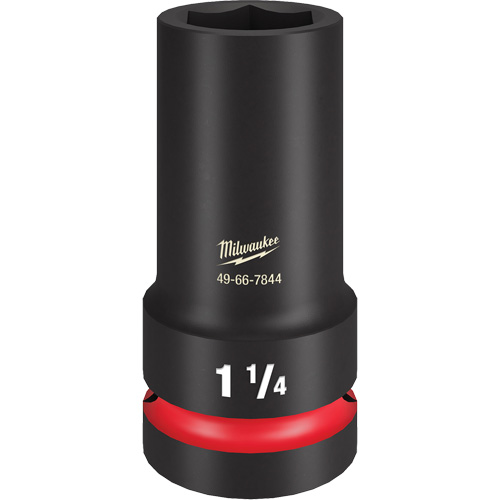Douille &agrave; paroi extra mince Shockwave Impact Duty, Chocs, 1-1/4", Prise 1", 6 pans, Profond Sidevic Inc.