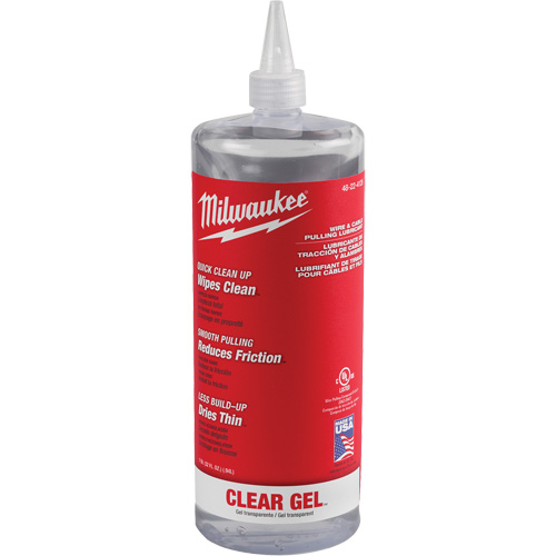Wire & Cable Pulling Clear Gel Lubricant, Squeeze Bottle Sidevic Inc.