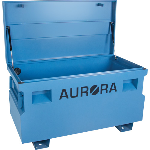 Coffre &agrave; outils de chantier, 48" x 24" x 27-3/5", Acier, Bleu Sidevic Inc.