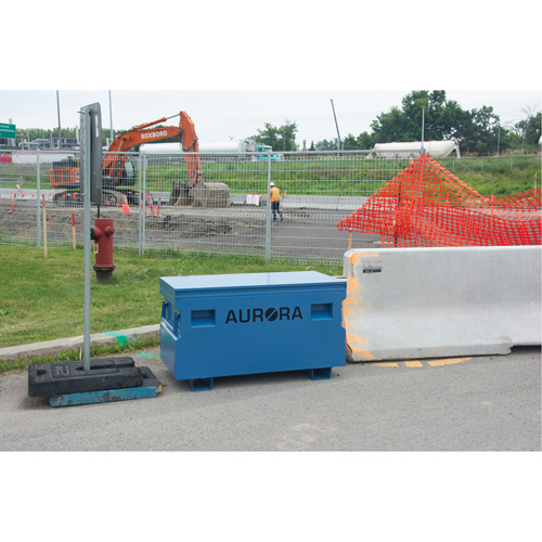 Jobsite Tool Box, 60" x 24" x 27-1/2", Steel, Blue Sidevic Inc.