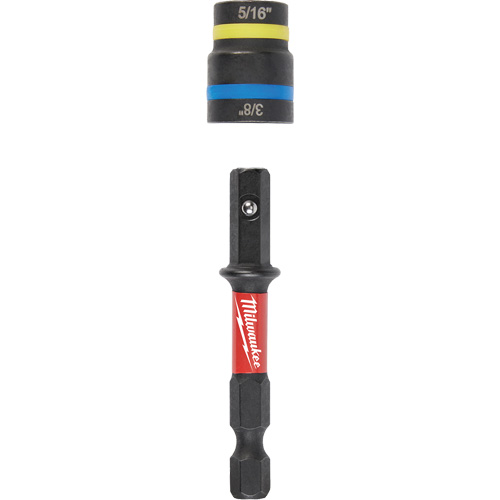 Tourne-&eacute;crous 2-en-1 Shockwave Impact Duty Quik-Clear, 5/16"/3/8" prise, 2-1/2" lo, Magn&eacute;tique Sidevic Inc.