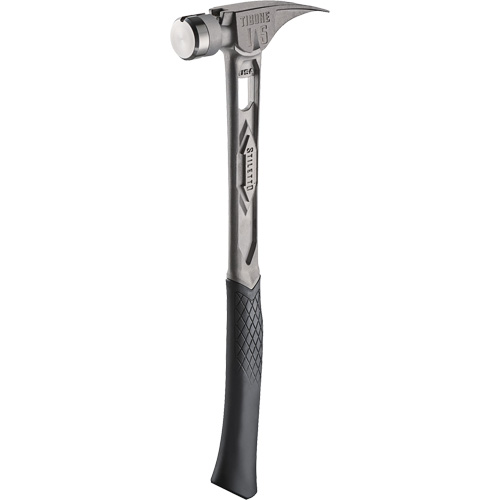 Marteau de charpente en titane lisse TIBONE, 15 oz, Prise en Acier plein, 17-17/50" lo Sidevic Inc.