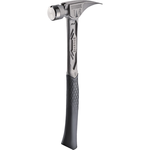 Marteau de charpente en titane lisse TIBONE, 14 oz, Prise en Acier plein, 15-1/4" lo Sidevic Inc.