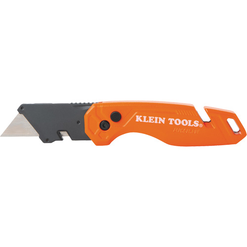 Folding Utility Knife With Blade Storage, 1" Blade, Steel Blade, Metal Handle Sidevic Inc.
