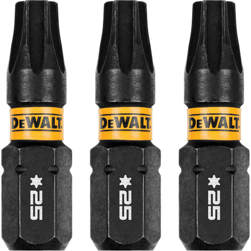 3-Piece FLEXTORQ&reg; Impact Screwdriving Bits, Torx, T-25, 1/4" Drive Sidevic Inc.