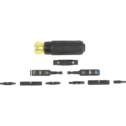 11-in-1 Ratcheting Impact Rated Screwdriver & Nut Driver Sidevic Inc.