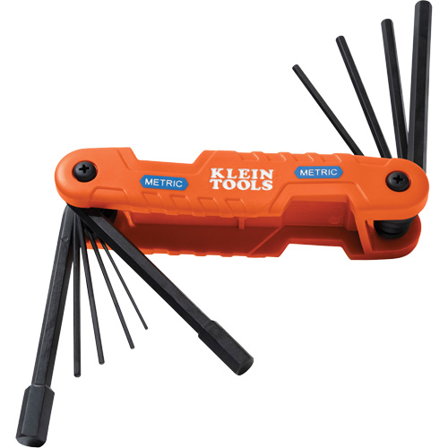 Pro Folding Hex Key Set, 10 Pcs., Metric Sidevic Inc.