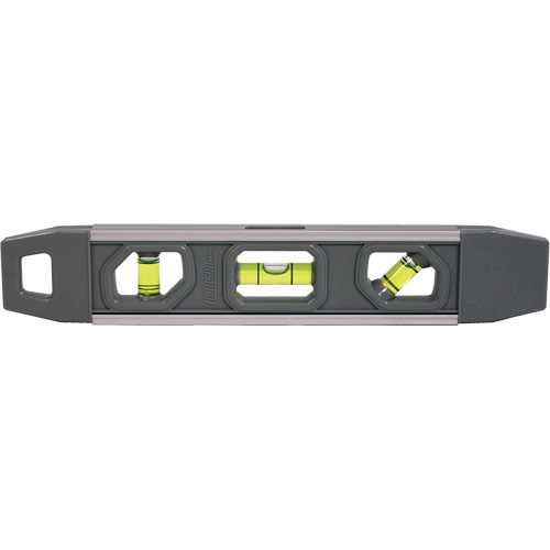 Torpedo Level, 9" L, Aluminum, 3 Vials, Magnetic Sidevic Inc.
