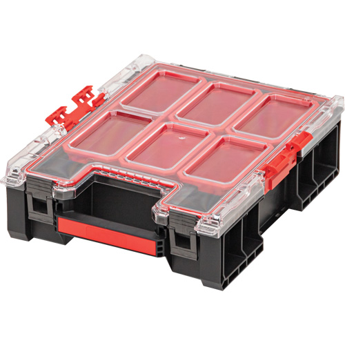 Organisateur moyen haut avec bacs Arx, 10-2/5" x 14-3/10" x 4-1/5", Noir Sidevic Inc.