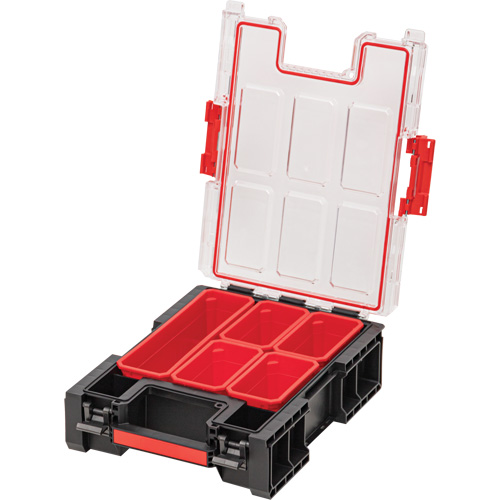 Organisateur moyen haut avec bacs Arx, 10-2/5" x 14-3/10" x 4-1/5", Noir Sidevic Inc.
