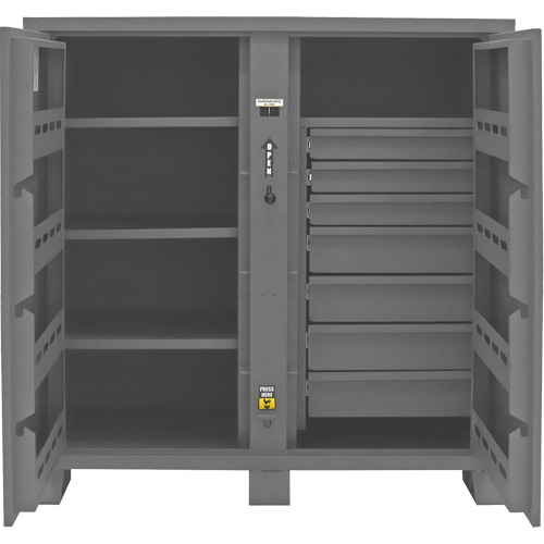 Armoire de rangement pour le chantier, Acier, 59 pi³, Gris Sidevic Inc.