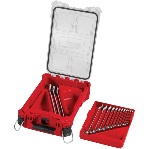 Jeu de cl&eacute;s SAE avec organisateur compact PackOut, Combinaison, 15 morceaux, Imp&eacute;rial Sidevic Inc.