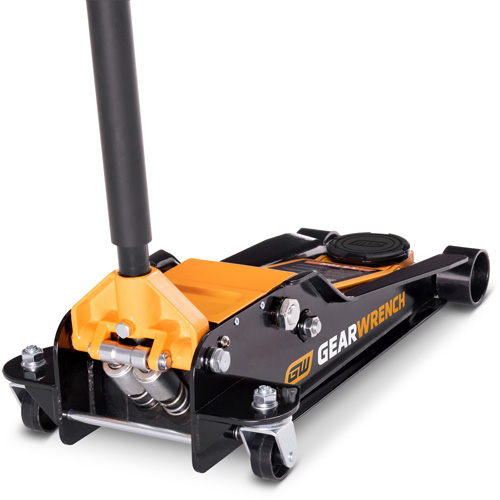 Low Profile Floor Jack, 3.5 Ton(s) Capacity, 3-3/4" Lowered, 21-3/4" Raised, Manual Hydraulic Sidevic Inc.